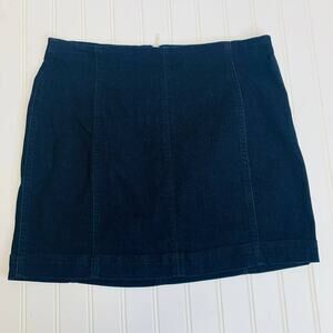Dark Wash Stretch Denim Jean Skirt Sz 29 9